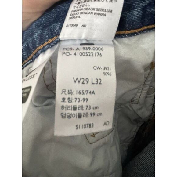 Levi's 501s Premium Denim Jeans 29x32 Medium‎ Wash Timeless Classic - Picture 9 of 9